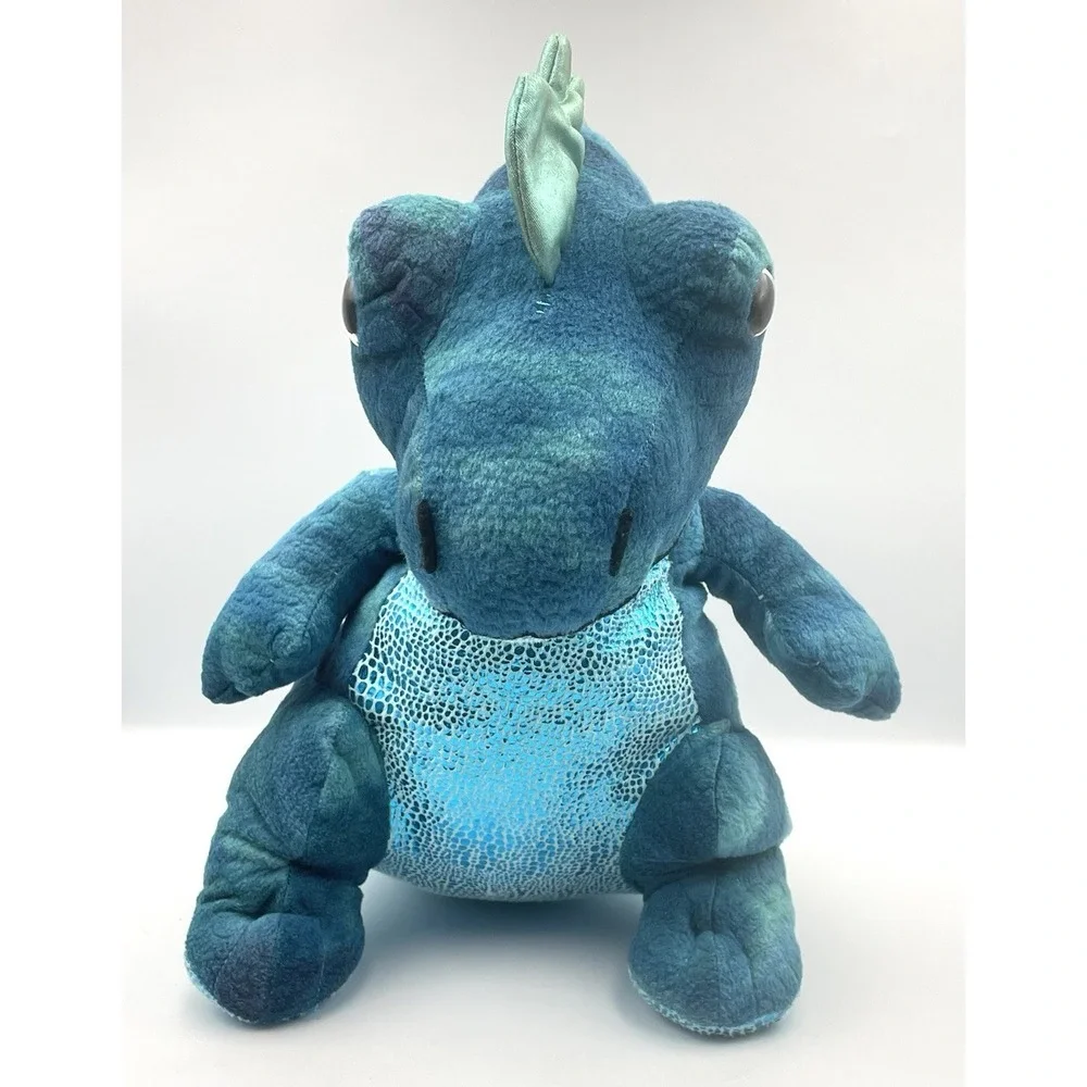 Dan Dee Dinosaur Plush‎ Stuffed Animal Blue 14